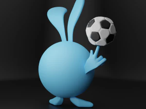 krash rabbit from smeshariki 3d 3D Print Model