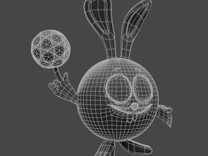 krash rabbit from smeshariki 3d 3D Print Model