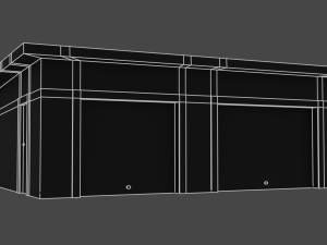 double garage Modelo 3D