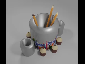 organizer pens 3D Model