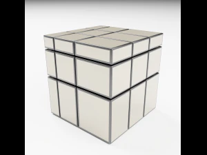 kubus rubik cermin Model 3D