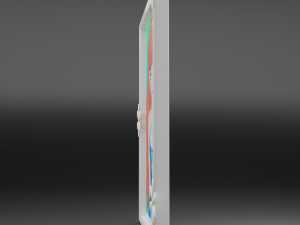 anime drawing framed 3D 模型
