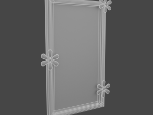 anime drawing framed 3D 模型