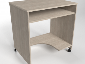 computer desk collection 6 models 3D 모델
