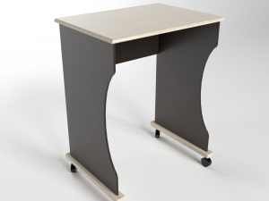 computer desk collection 6 models 3D 모델