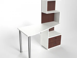 computer desk collection 6 models 3D Model