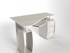 computer desk collection 6 models 3D Model
