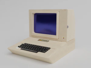 apple 2 computer rarity 3D Model