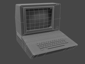 apple 2 computer rarity 3D Model