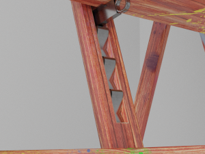 drawing on a paint easel 3D Model