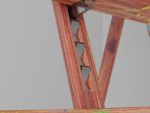 drawing on a paint easel 3D Model