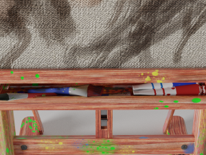 drawing on a paint easel 3D Model
