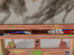 drawing on a paint easel 3D Model