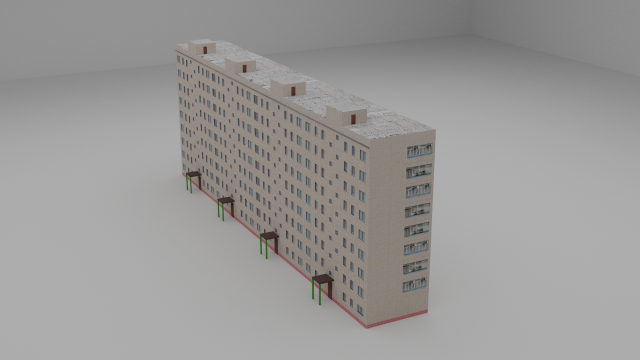 1-447-47 4-6 apartment 3D 模型 .c4d .max .obj .3ds .fbx .stl .blend 