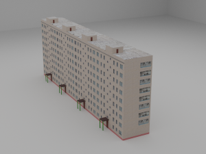 1-447-47 4-6 apartment 3D Model