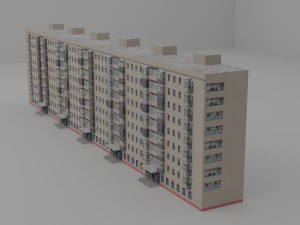 1-447-47 4-6 apartment 3D Model