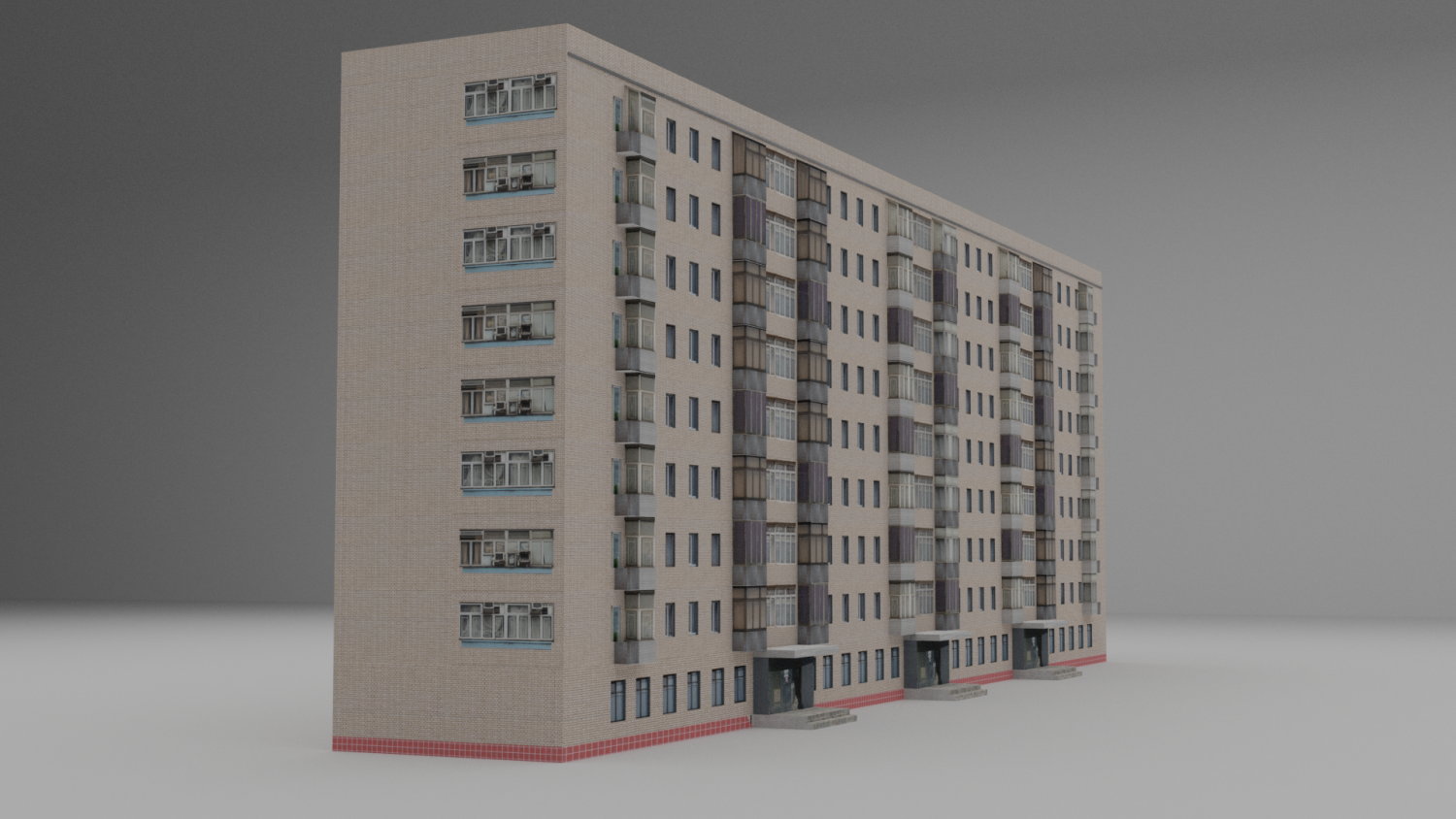 1-447-47 4-6 apartment Бесплатно 3D Модель in Здания 3DExport