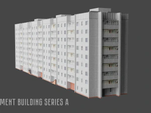 apartment building series a 3D Model