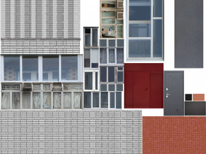 apartment building series a 3D Model