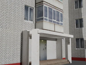 Mehrfamilienhausserie b 3D Modell