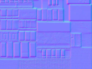 Mehrfamilienhausserie b 3D Modell