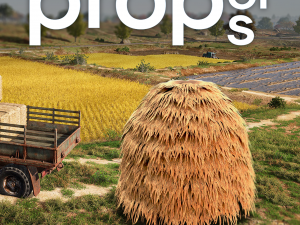 Haystack Gameready asset Modello 3D