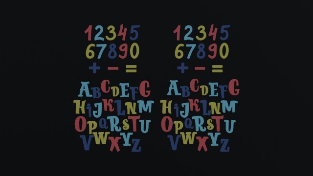 Cartoon Alphabet 3D Model .c4d .max .obj .3ds .fbx .stl .blend 