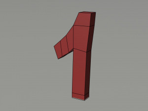 Cartoon Alphabet 3D Model