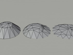 Cartoon medieval debris Polygonal Style Model 3D