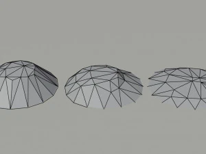 Cartoon medieval debris Polygonal Style 3D Model