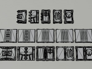 Cartoon fantasy magic clerk asset Polygonal Style Modelo 3D