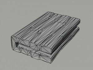 Cartoon fantasy magic book Polygonal Style 3D 模型