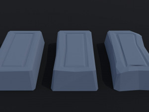 Cartoon fantasy ingots Polygonal Style 3Dモデル