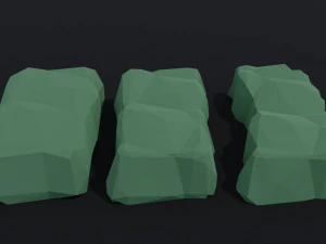 Cartoon fantasy ingots Polygonal Style 3D Model