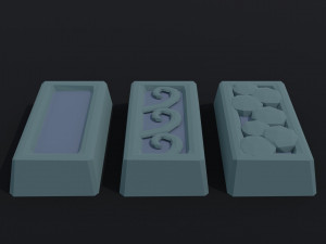 Cartoon fantasy ingots Polygonal Style 3Dモデル