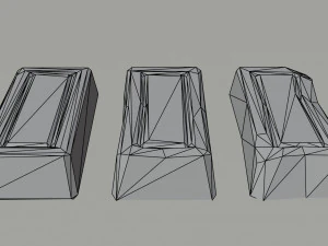 Cartoon fantasy ingots Polygonal Style 3D Model