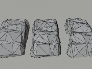 Cartoon fantasy ingots Polygonal Style 3Dモデル