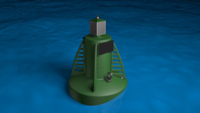 sea buoy Modèle 3D .c4d .max .obj .3ds .fbx .stl .blend 