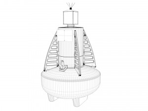 sea buoy Modèle 3D
