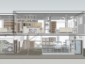 comercial house 3D Model