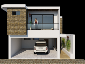 comercial house 3D Model