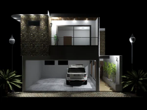 comercial house 3D Model