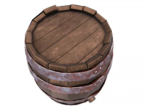 barril Modelo 3D