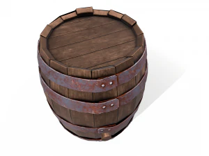 barril Modelo 3D