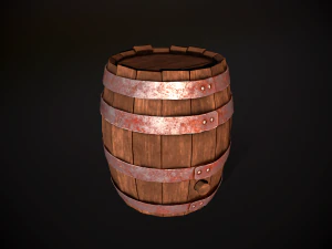 barril Modelo 3D