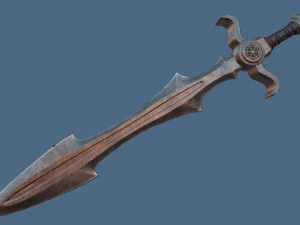 剑 3D 模型