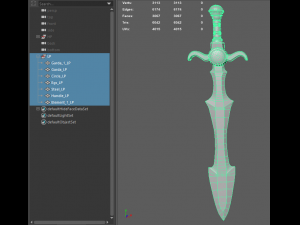 sword 3D-Modell