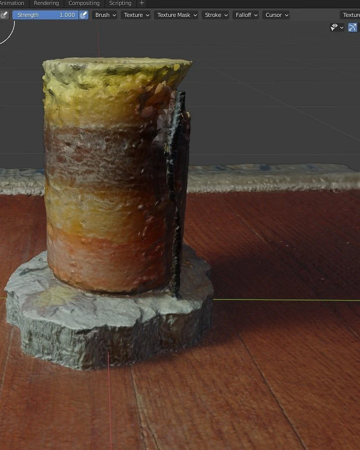 candle photorealistic 3D Model .c4d .max .obj .3ds .fbx .stl .blend