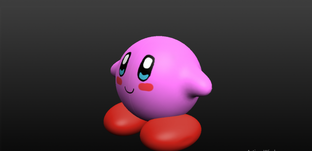 kirby Model 3D .c4d .max .obj .3ds .fbx .stl .blend 