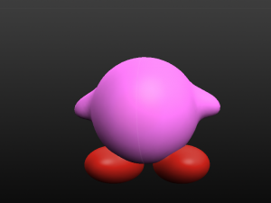 kirby Model 3D